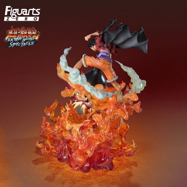 FIGURA MONKEY D LUFFY FIGUARTS ZERO EXTRA BATTLE SPECTACLE RED ROC - Imagen 7