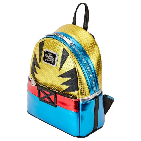 Mochila Metallic Wolverine X-Men Marvel Loungefly 26cm - Imagen 2