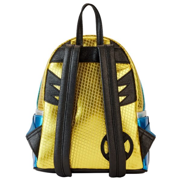 Mochila Metallic Wolverine X-Men Marvel Loungefly 26cm - Imagen 3