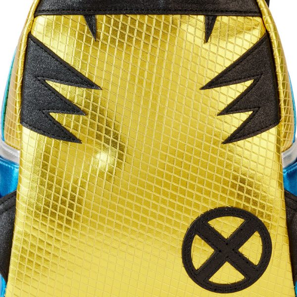 Mochila Metallic Wolverine X-Men Marvel Loungefly 26cm - Imagen 4