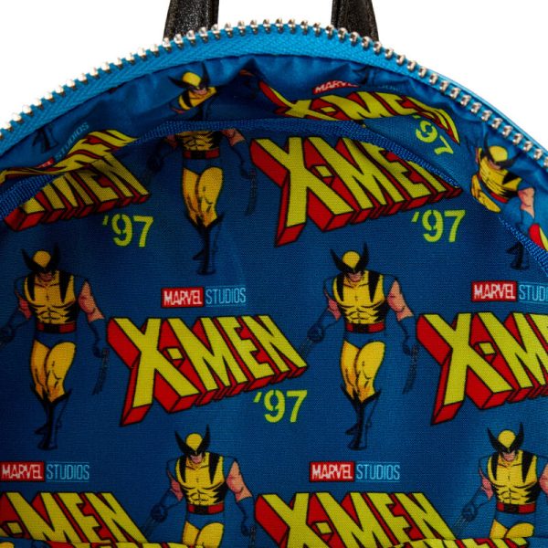 Mochila Metallic Wolverine X-Men Marvel Loungefly 26cm - Imagen 5