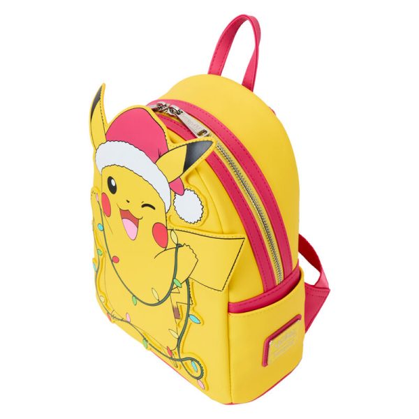 Mochila Holiday Pikachu Pokemon Loungefly - Imagen 4
