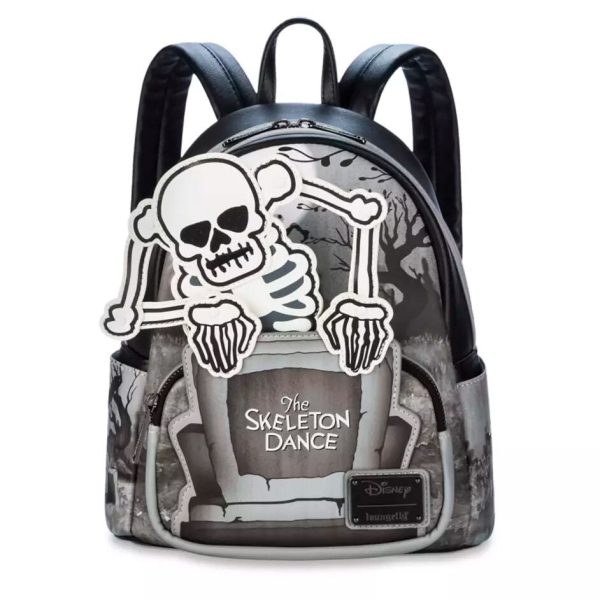 Mochila Skelenton Dance Disney Loungefly 26cm - Imagen 2