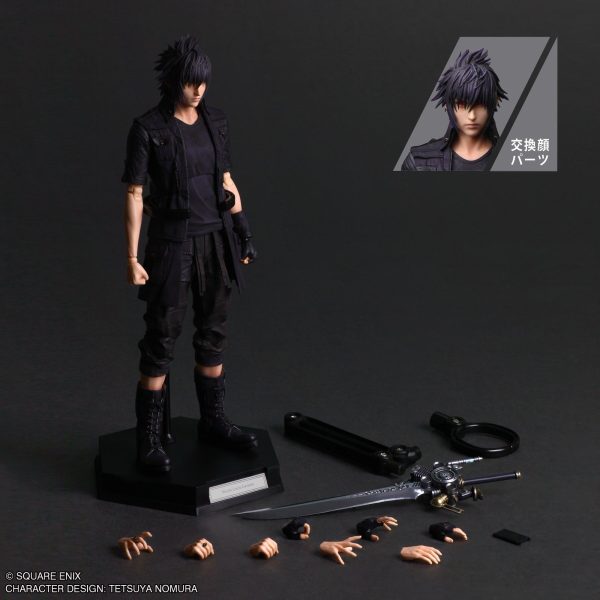 NOCTIS LUCIS CAELUM ACTION FIGURA 27 CM FINAL FANTASY XV PLAY ARTS SHIN - Imagen 2