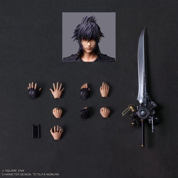 NOCTIS LUCIS CAELUM ACTION FIGURA 27 CM FINAL FANTASY XV PLAY ARTS SHIN - Imagen 3