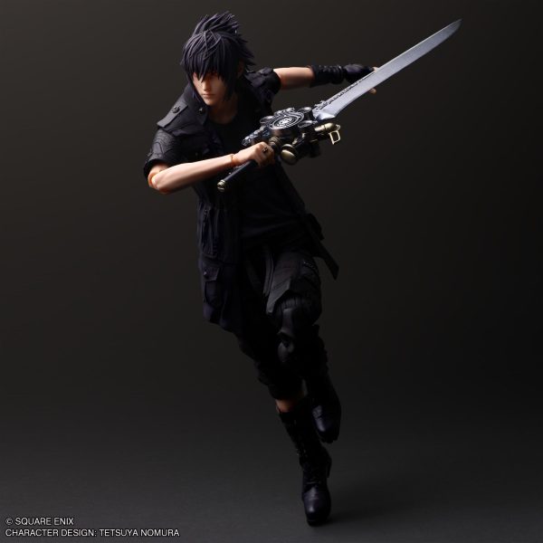 NOCTIS LUCIS CAELUM ACTION FIGURA 27 CM FINAL FANTASY XV PLAY ARTS SHIN - Imagen 6