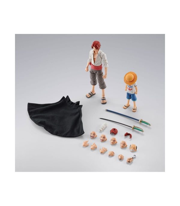 FIGURA SHANKS & MONKEY D. LUFFY CHILDHOOD ONE PIECE SH FIGUARTS - Imagen 2
