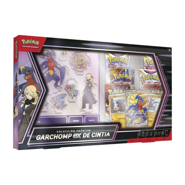 Blister Garchomp ex de Cintia en español para juego de cartas coleccionables - Imagen 2