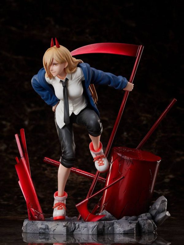 Figura Power Chainsaw Man Estatua PVC 1/7 22 CM - Imagen 9