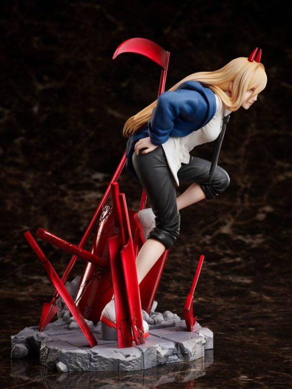 Figura Power Chainsaw Man Estatua PVC 1/7 22 CM - Imagen 8
