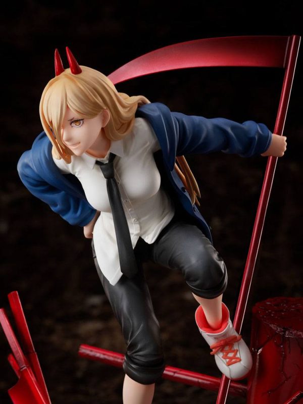 Figura Power Chainsaw Man Estatua PVC 1/7 22 CM - Imagen 7