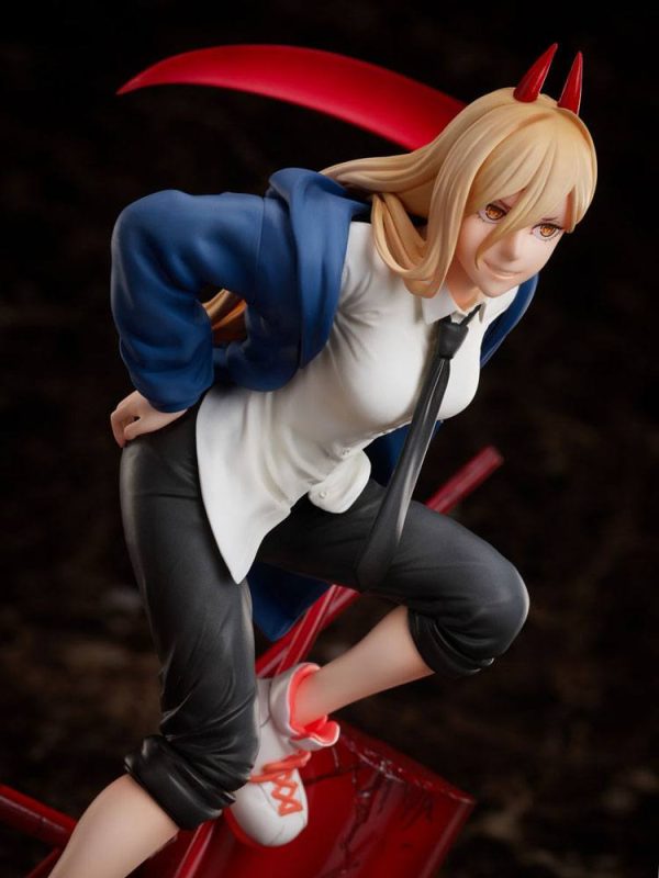 Figura Power Chainsaw Man Estatua PVC 1/7 22 CM - Imagen 6