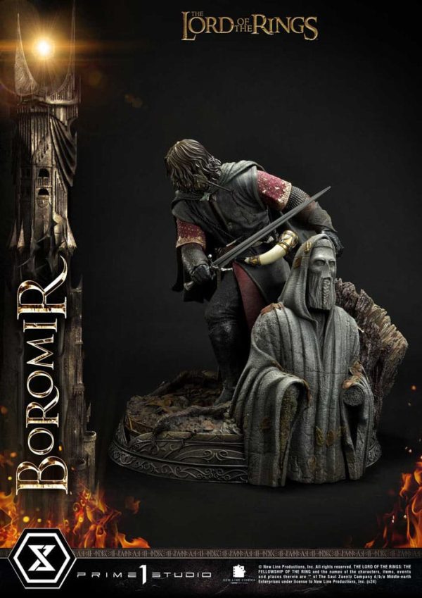 Estátua de Boromir del Señor de los Anillos en escala 1/4 con altura de 51 cm - Edición especial - Imagen 4