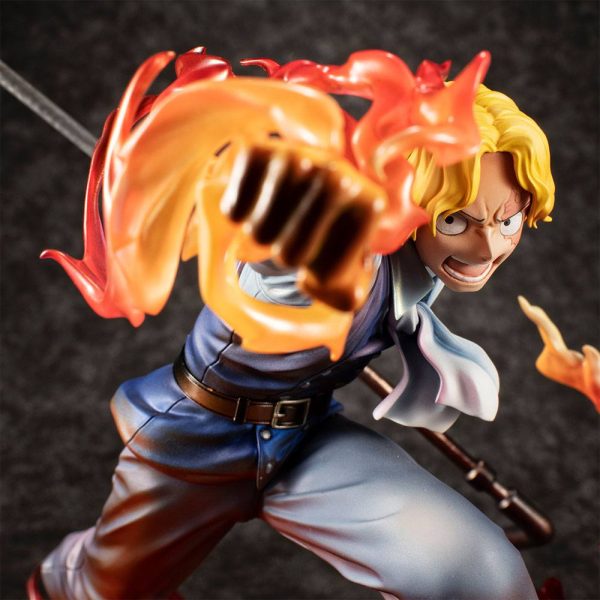 One Piece Estatua PVC Excellent Model P.O.P. Sabo Fire Fist Inheritance Limited Edition 15 cm - Imagen 9