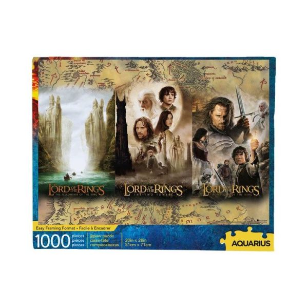 Puzzle Triptych del Señor de los Anillos con 1000 piezas: la aventura en un nuevo formato.