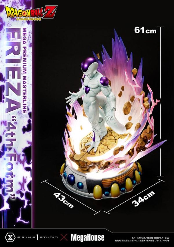 Estátua de Frieza en su cuarta forma de Dragon Ball Z con versión de bonificación de 61 cm - Escala 1/4 - Imagen 5