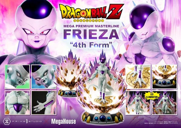 Estátua de Frieza en su cuarta forma de Dragon Ball Z con versión de bonificación de 61 cm - Escala 1/4 - Imagen 4