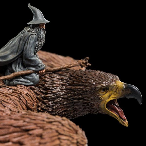 Estatua de Gandalf montado en Gwaihir de El Señor de los Anillos - 15 cm - Imagen 5