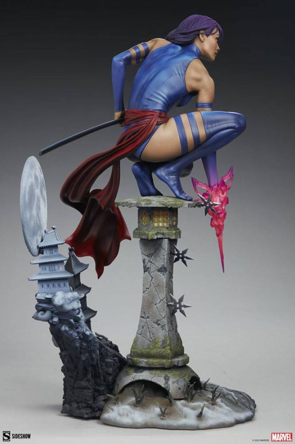 Estatua Premium Format de Psylocke de Marvel en escala 1/4 - Altura de 53 cm - Imagen 5
