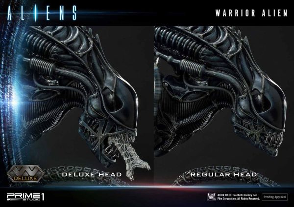 Estatua Warrior Alien Deluxe Bonus Version de la Serie Premium Masterline Aliens - 67 cm - Imagen 4
