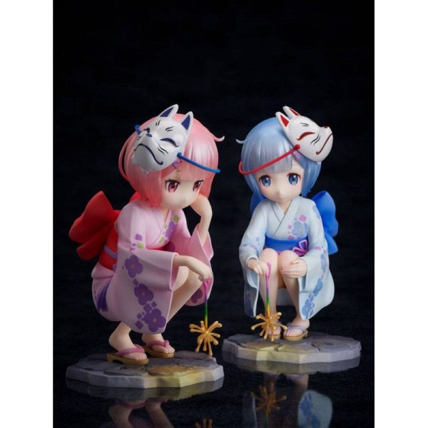FIGURAS RAM & REM CHILDHOOD SUMMER MEMORIES VER FIG 11,5 CM RE:ZERO 1/7 SCALE - Imagen 2