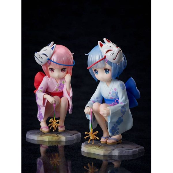 FIGURAS RAM & REM CHILDHOOD SUMMER MEMORIES VER FIG 11,5 CM RE:ZERO 1/7 SCALE - Imagen 3