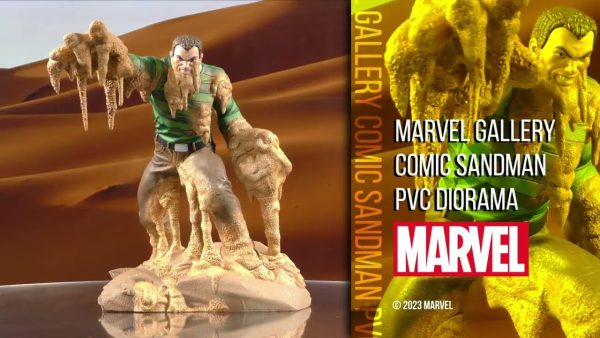 Figura Hombre Arena Sandman PVC Diorama 25 CM Marvel Comic Gallery Re-run - Imagen 2
