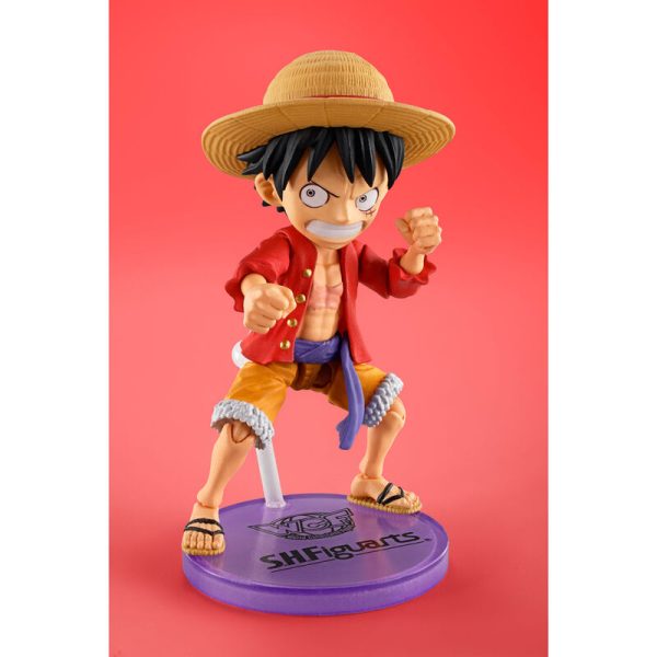Figura S.H Figuarts Monkey D. Luffy World Collectable One Piece 7,5cm - Imagen 4