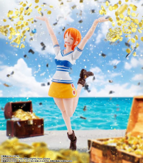 One Piece Figura S.H. Figuarts Nami Romance Dawn 14 cm - Imagen 12