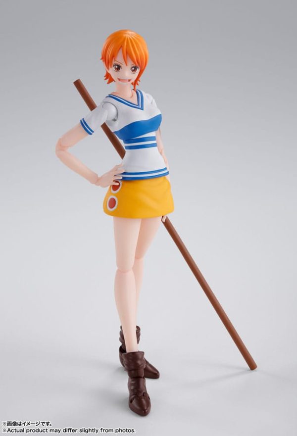 One Piece Figura S.H. Figuarts Nami Romance Dawn 14 cm - Imagen 8