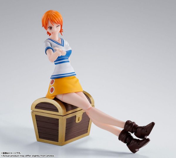 One Piece Figura S.H. Figuarts Nami Romance Dawn 14 cm - Imagen 7