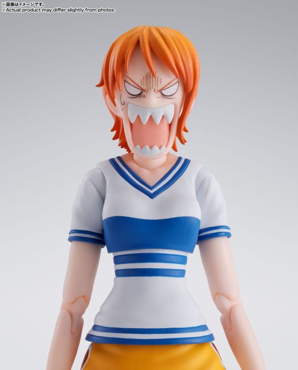 One Piece Figura S.H. Figuarts Nami Romance Dawn 14 cm - Imagen 4