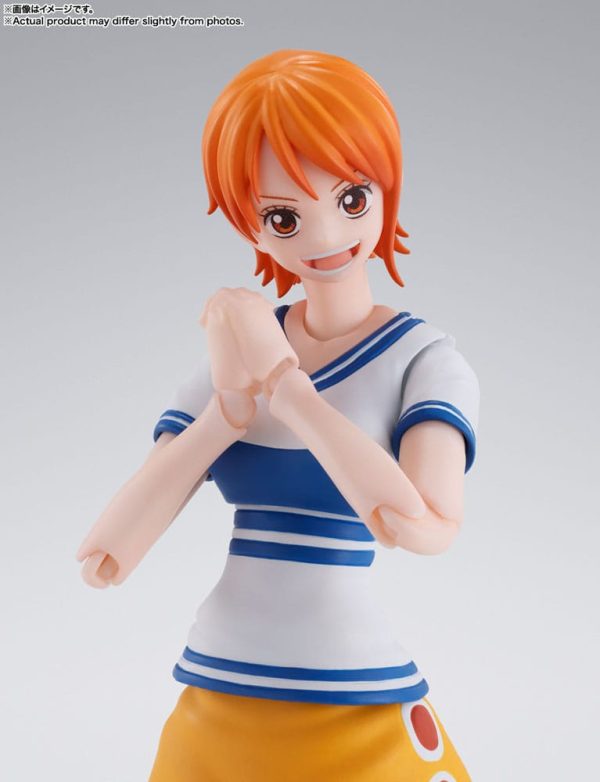 One Piece Figura S.H. Figuarts Nami Romance Dawn 14 cm - Imagen 3