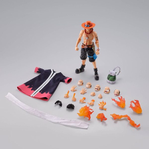 Figura One Piece S.h. Figuarts Portgas d ace -fire Fist- 15 CM - Imagen 5