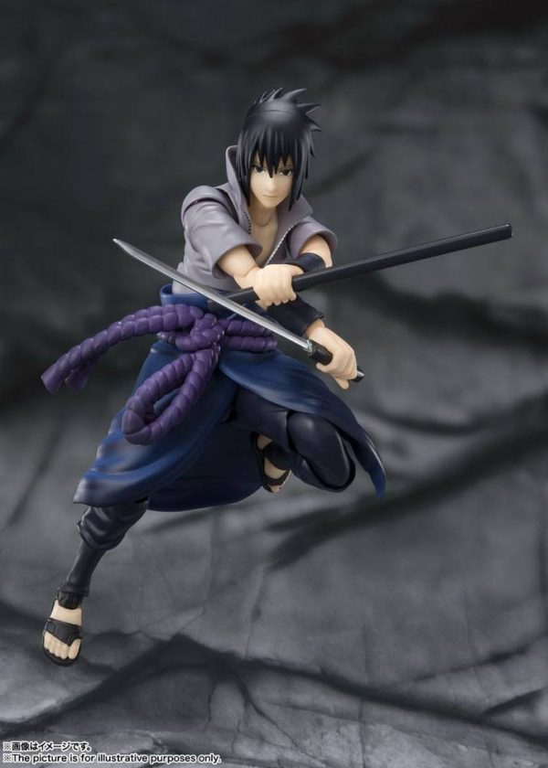 Naruto Shippuden Figura S.H. Figuarts Sasuke Uchiha -He who bears all Hatred- 15 cm - Imagen 6