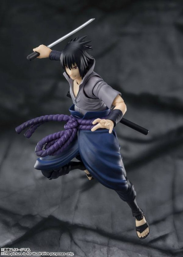 Naruto Shippuden Figura S.H. Figuarts Sasuke Uchiha -He who bears all Hatred- 15 cm - Imagen 5