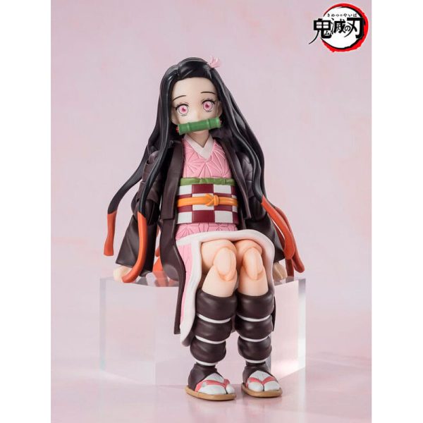 Figura S.H Figuarts Nezuko Kamado Demon Slayer Kimetsu no Yaiba 13cm - Imagen 2