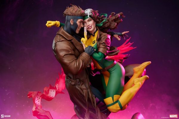 Figura de colección Marvel Rogue & Gambit de 47 cm - Edición limitada - Imagen 3
