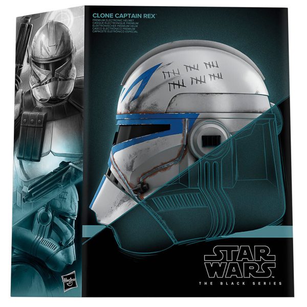 Clone Captain Rex Star Wars: Casco electrónico de alta calidad para fans - Imagen 5