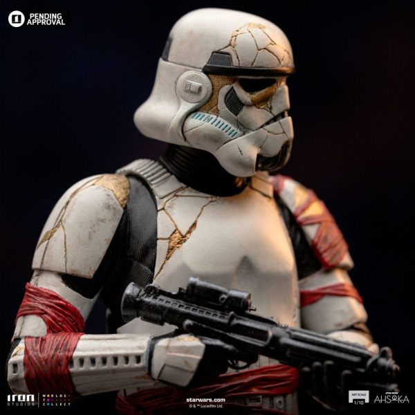 Star Wars Ahsoka Estatua 1/10 Art Scale Night Trooper 21 cm - Imagen 4