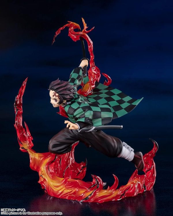 FIGURA TANJIRO KAMADO DEMON SLAYER KIMETSU NO YAIBA FIGUARTS ZERO - Imagen 5