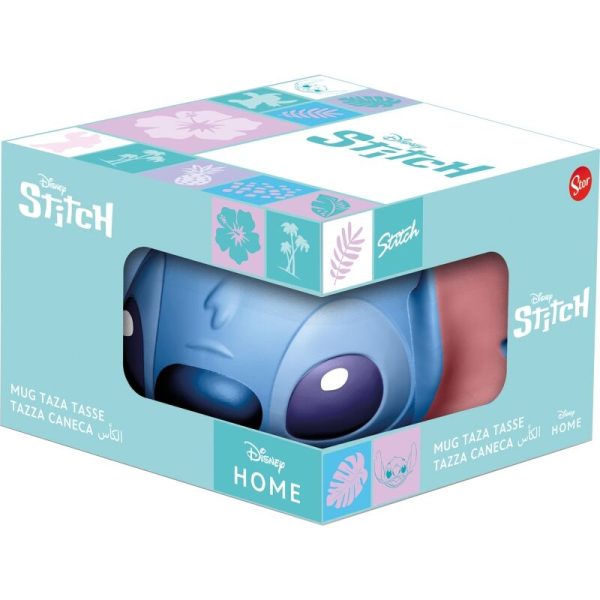 Taza 3D en caja regalo Cabeza Stitch 375 ml - Imagen 3