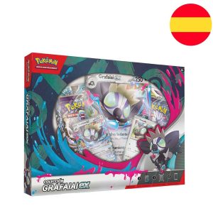 Blister de cartas coleccionables Grafaiai April ex box Pokemon en español