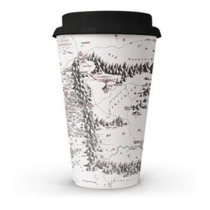 Vaso de Café inspirado en Mordor de El Señor de los Anillos