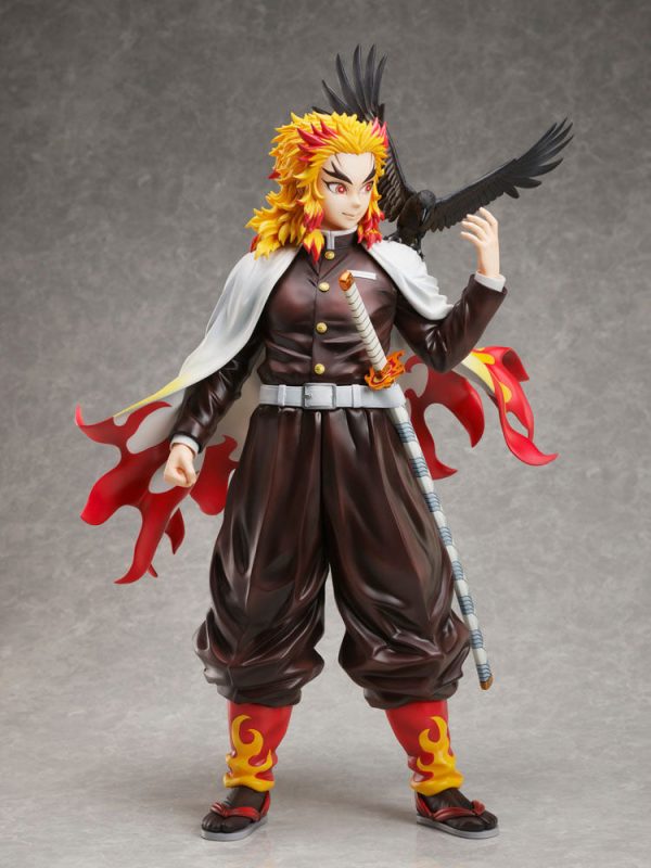 Estatua Kimetsu no Yaiba de Kyojuro Rengoku en escala 1/7 de Demon Slayer - Altura de 45 cm - Imagen 5