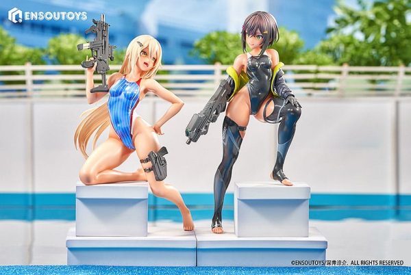 Figuras Arms Note 1/7 del equipo de natación de Bucho-chan y Kohai-chan de 22 cm - Imagen 2