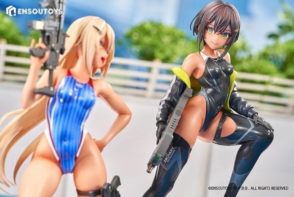 Figuras Arms Note 1/7 del equipo de natación de Bucho-chan y Kohai-chan de 22 cm - Imagen 4