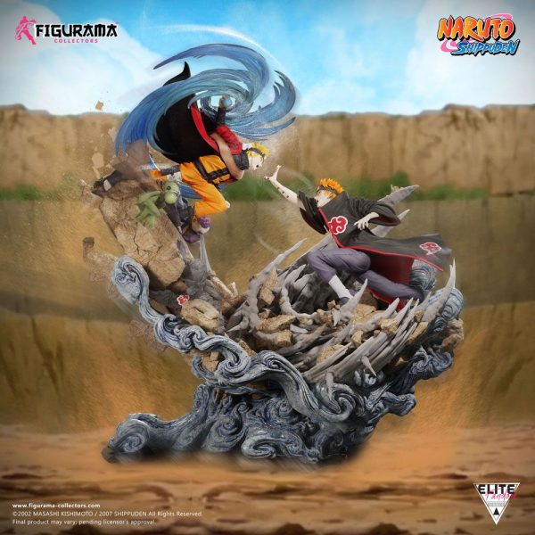Naruto Diorama Elite Fandom 1/6 Naruto vs. Pain 69 cm - Imagen 2