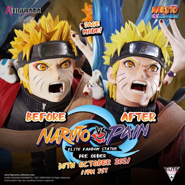 Naruto Diorama Elite Fandom 1/6 Naruto vs. Pain 69 cm - Imagen 13