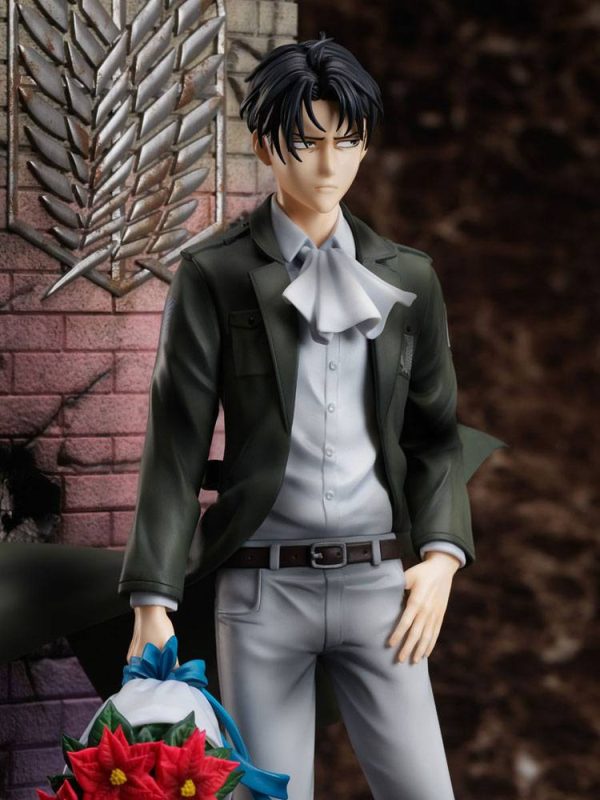 Figura Levi Attack on Titan the Final Season PVC Statue 1/7 Birthday 30 CM - Imagen 7